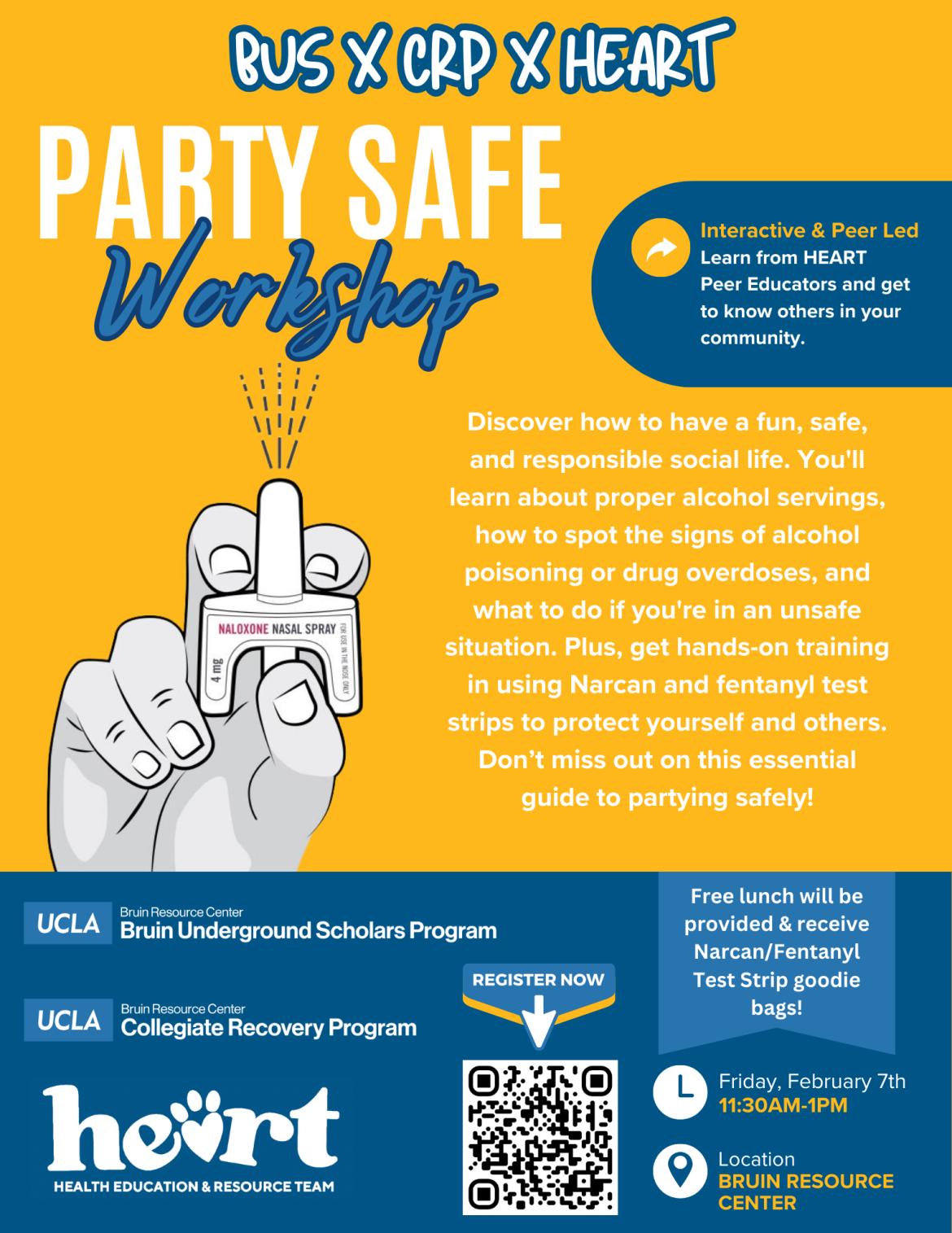 Party Safe Workshop Flyer