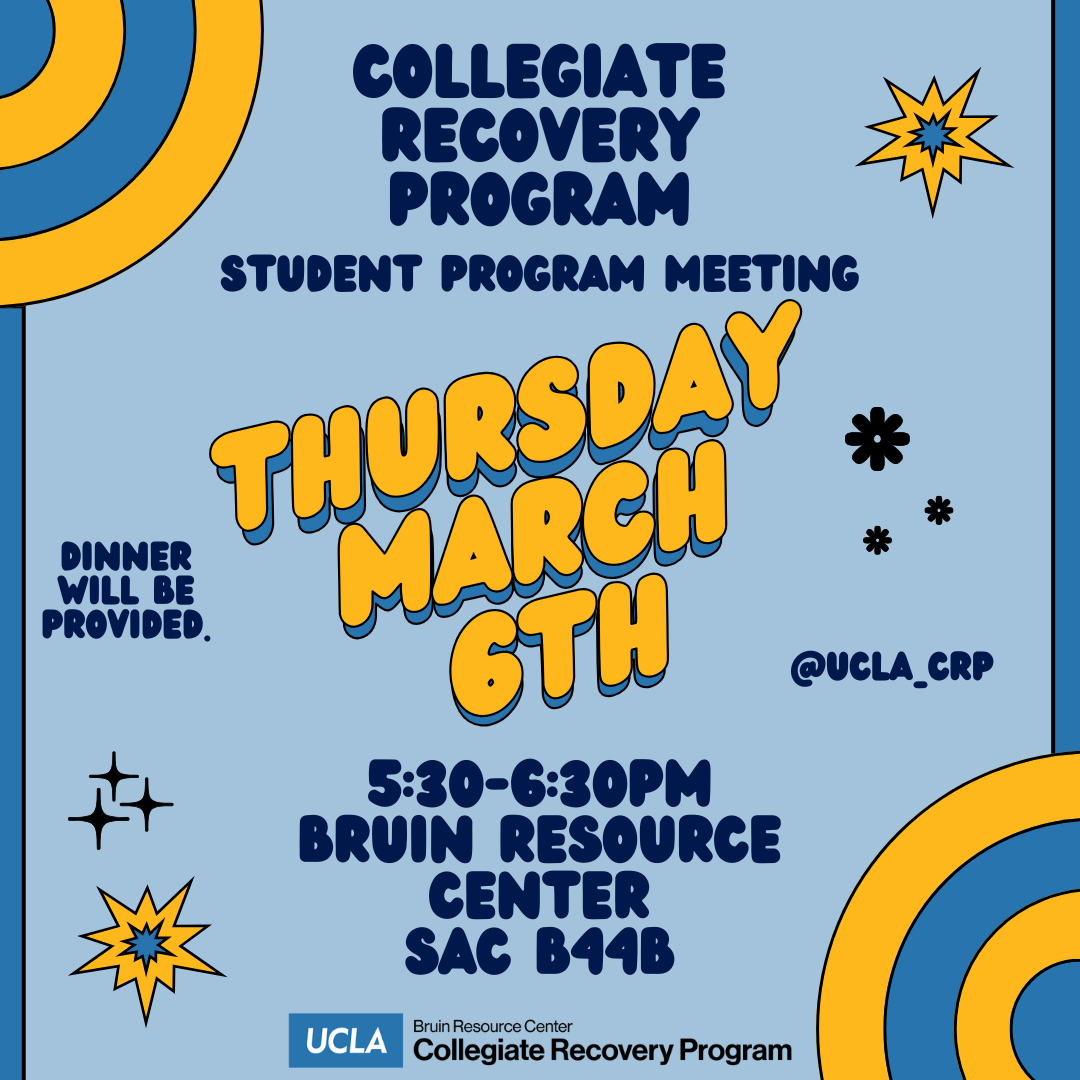 3rd Student Program meeting flyer